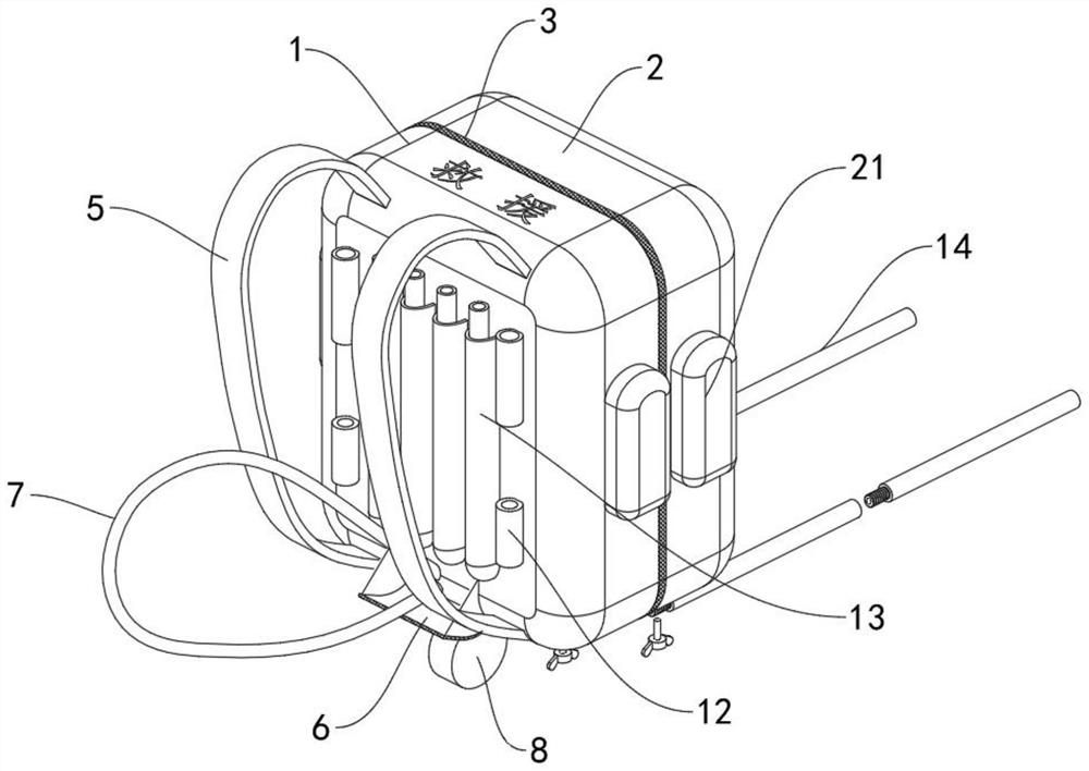 Multifunctional rescue knapsack