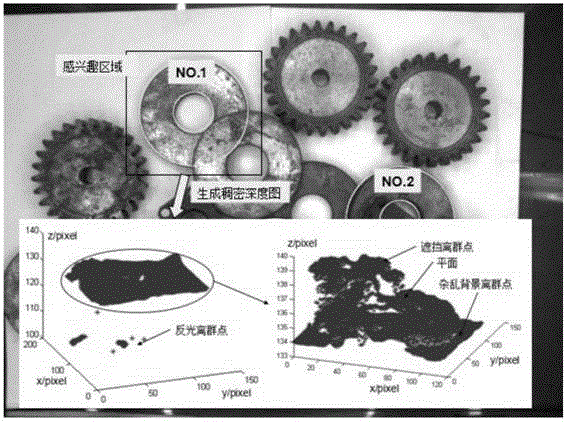 Planar component three-dimensional position and normal vector calculation method based on depth map