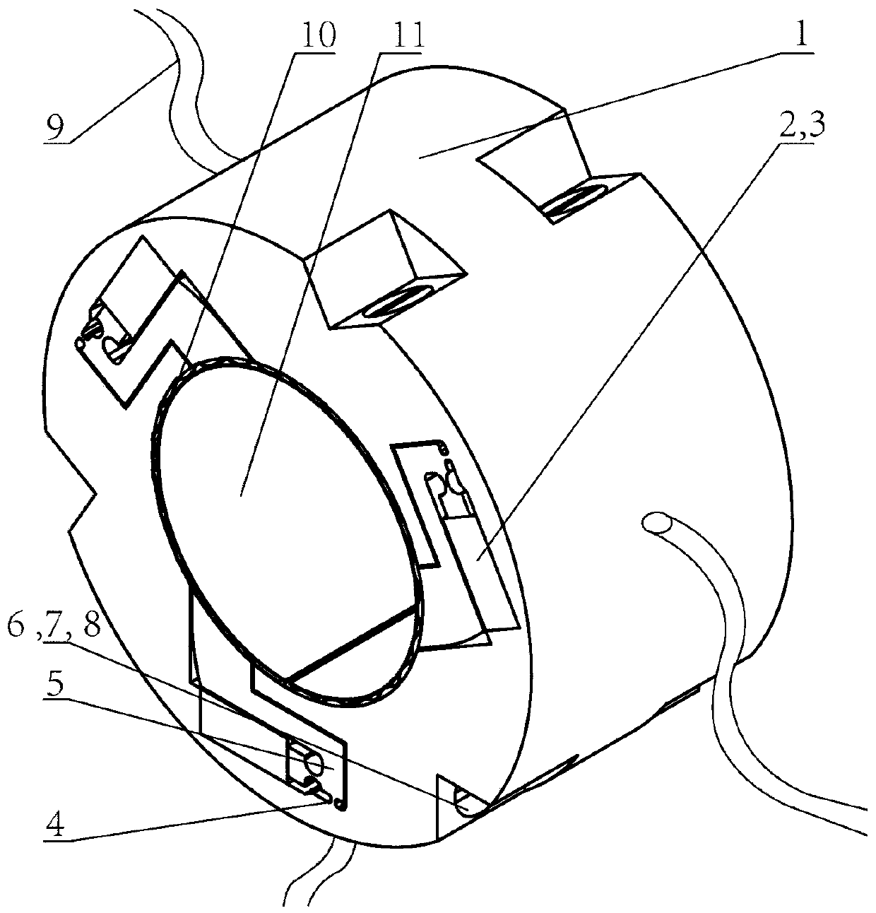 Novel active air foil bearing based on PZT and SMA