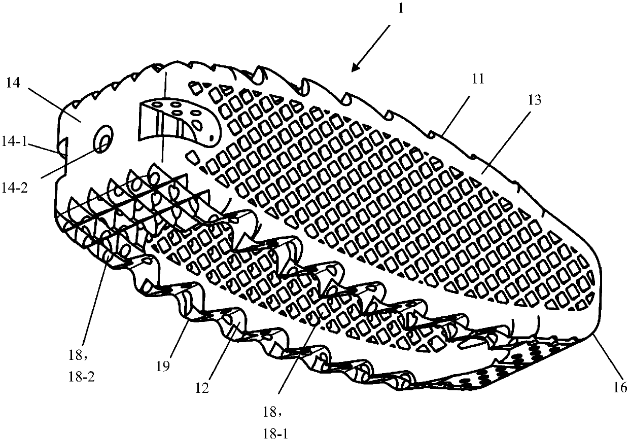 Thoracolumbarinterbody fusion cage