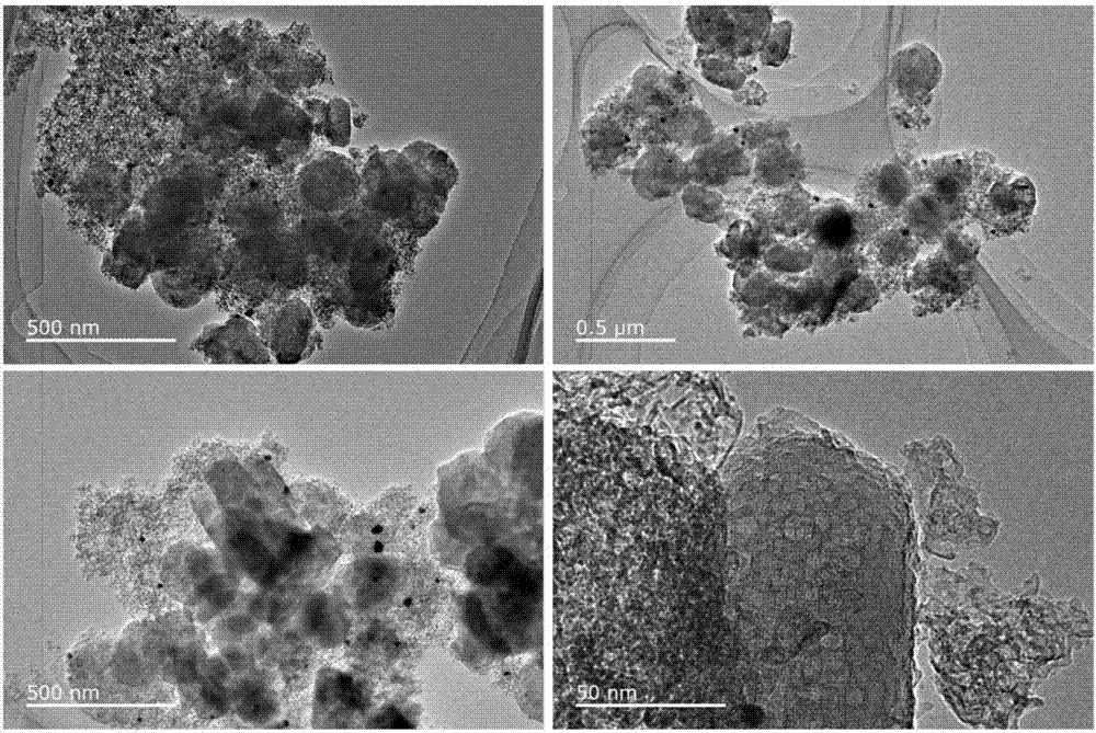 Wormlike mesoporous Al2O3/molecular sieve composite material and preparation method thereof