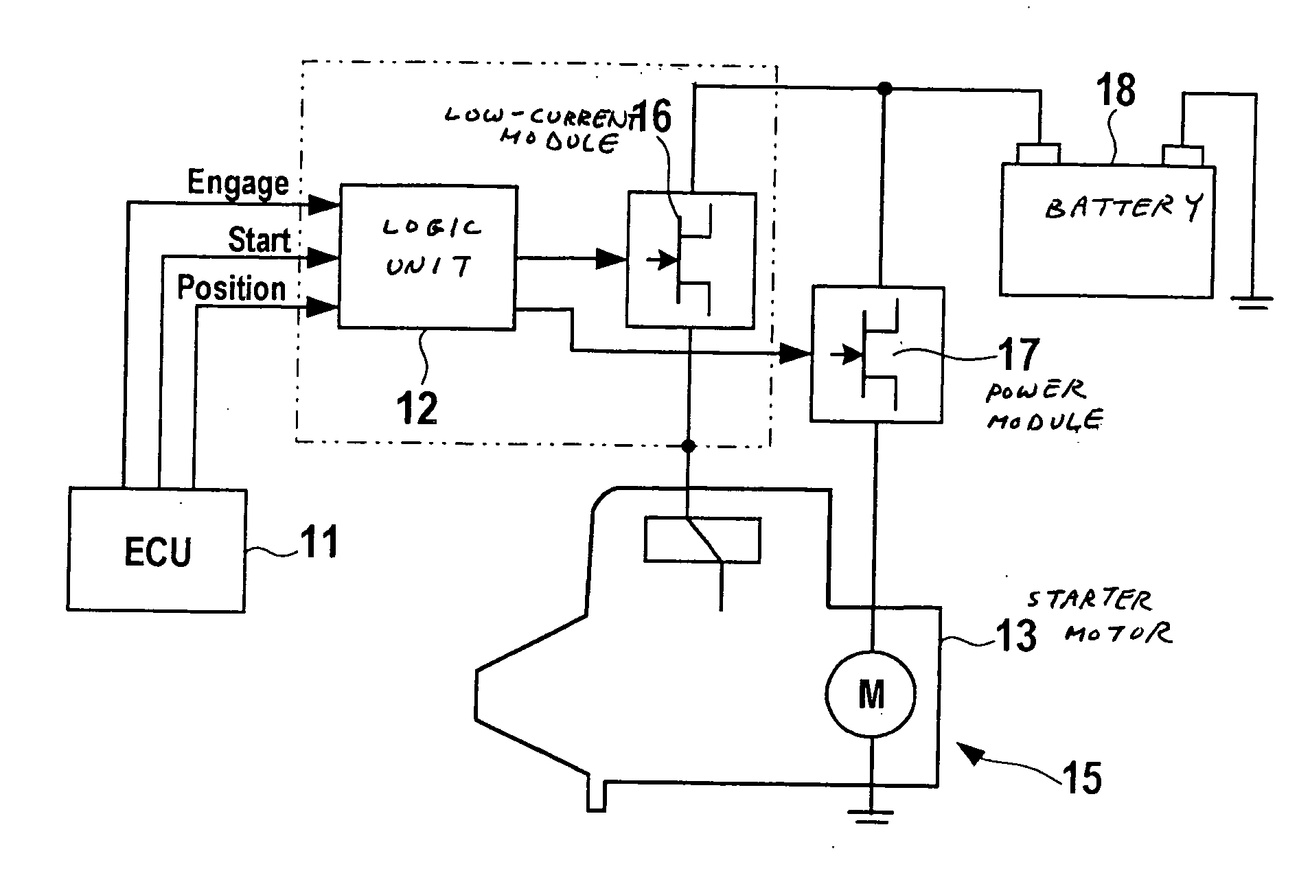 Method for engaging the starter pinion of a starter with the starter ring gear of an internal combustion engine during the running-down of the internal combustion engine