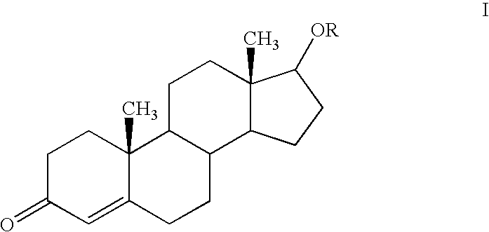 Buccal, polar and non-polar spray containing testosterone