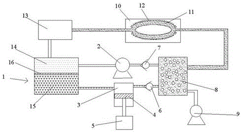 Soft abrasive flow turbulence machining device