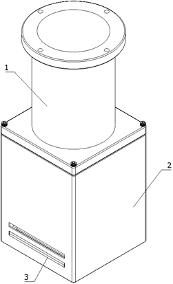 Filtering device for petroleum exploitation transportation pipeline