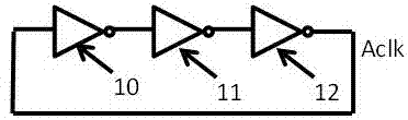 Circuit and method for measuring length of single-particle turning transient pulse