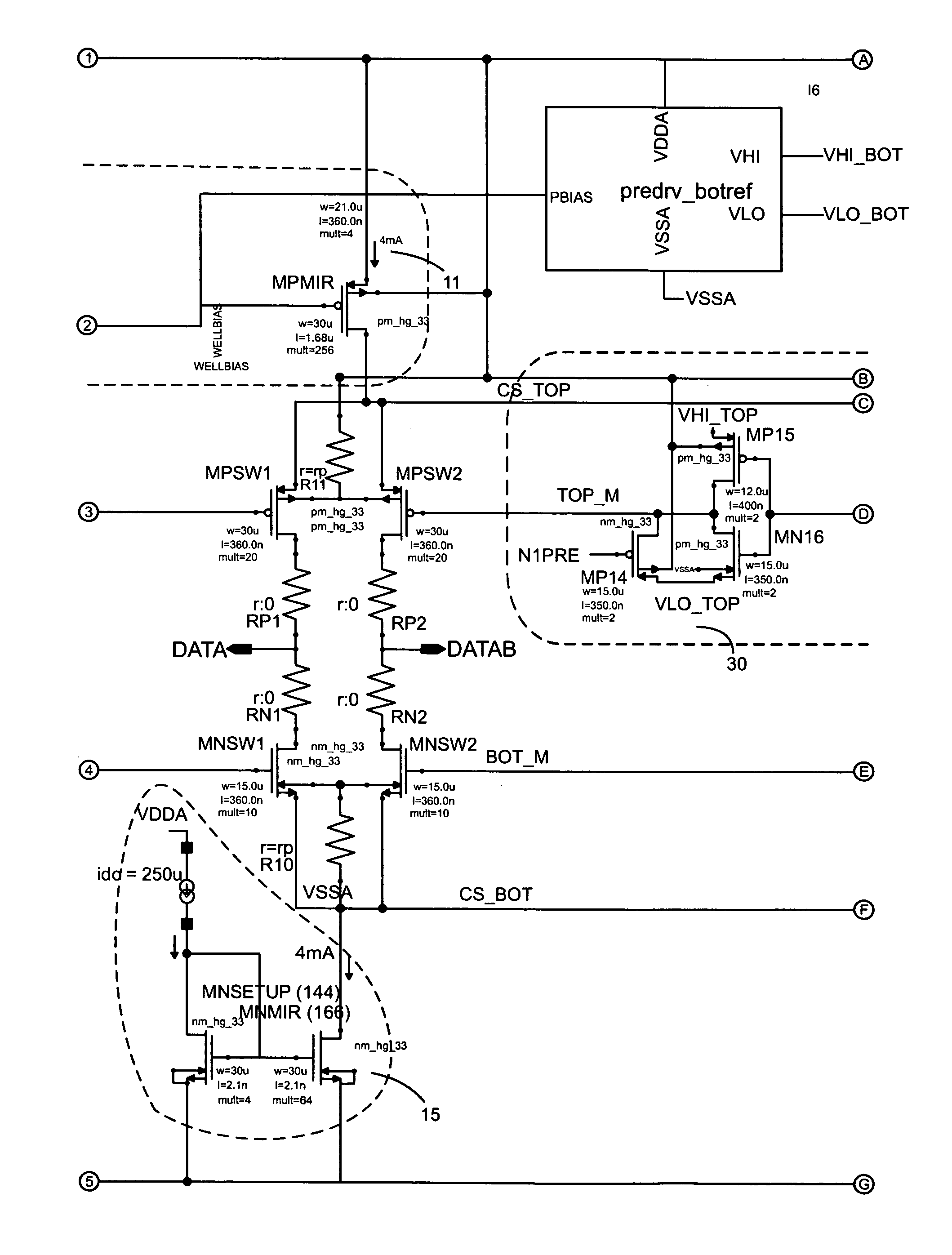 Differential current-mode driver with high common-mode range and controlled edge rates