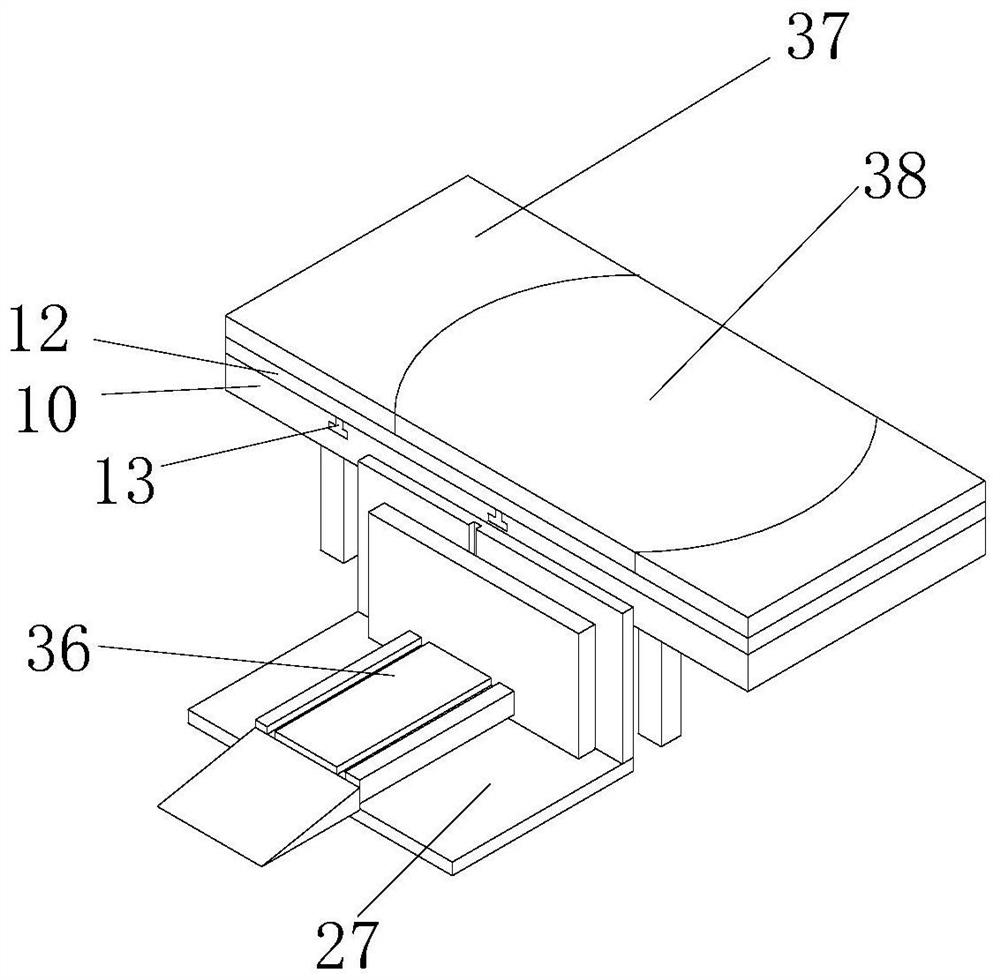 Nursing bed for cardiology department