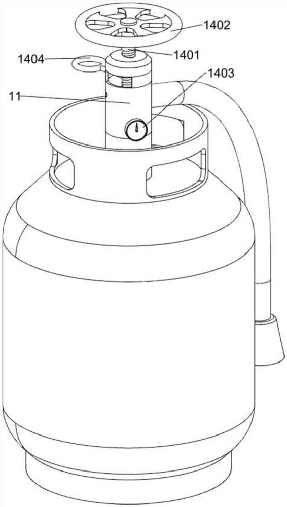 Adjustable ammonium phosphate salt dry powder fire extinguishing device