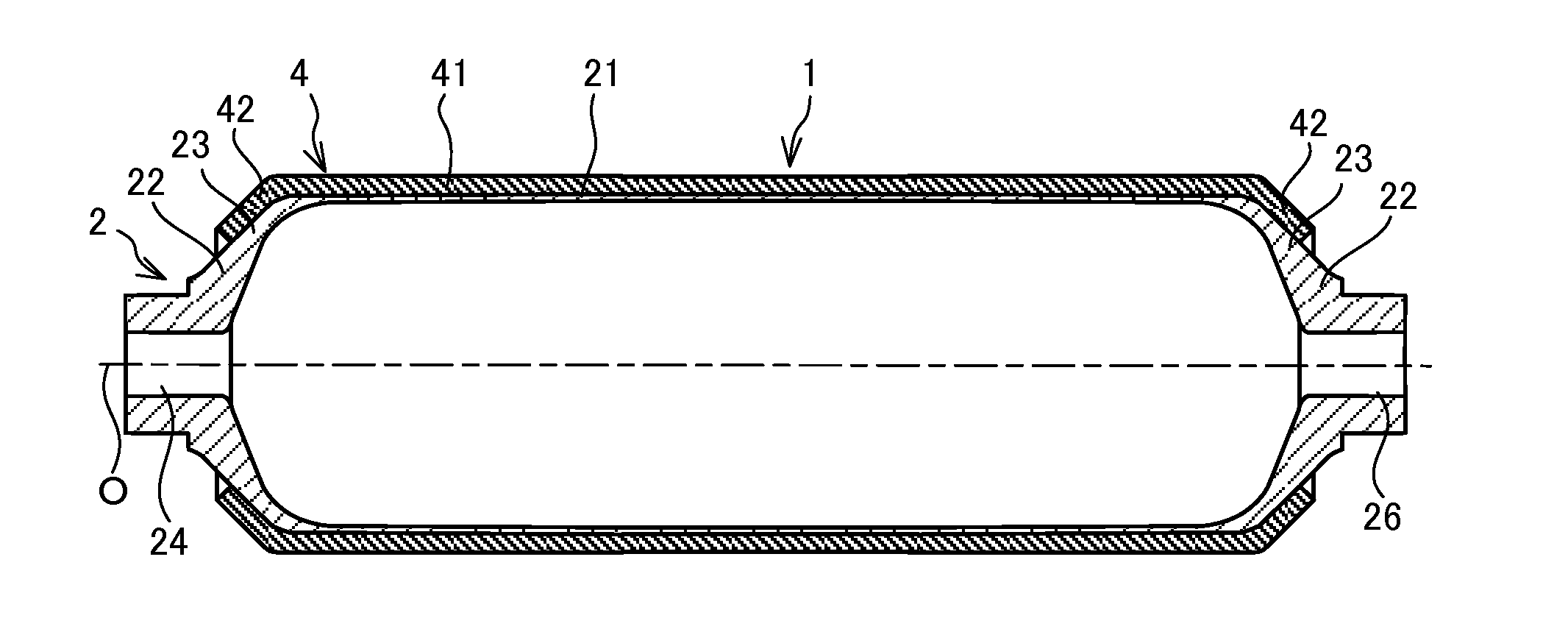 High pressure gas container and manufacturing method for high pressure gas container