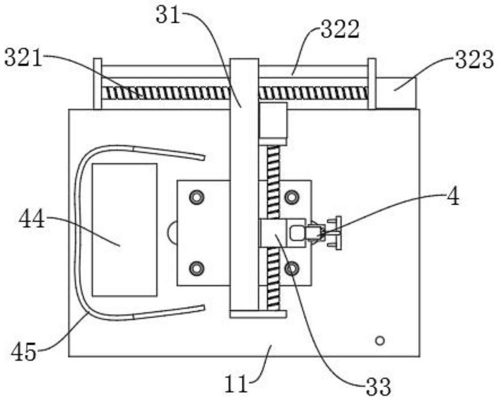 Excessive glue cleaning device for integrated circuit board processing