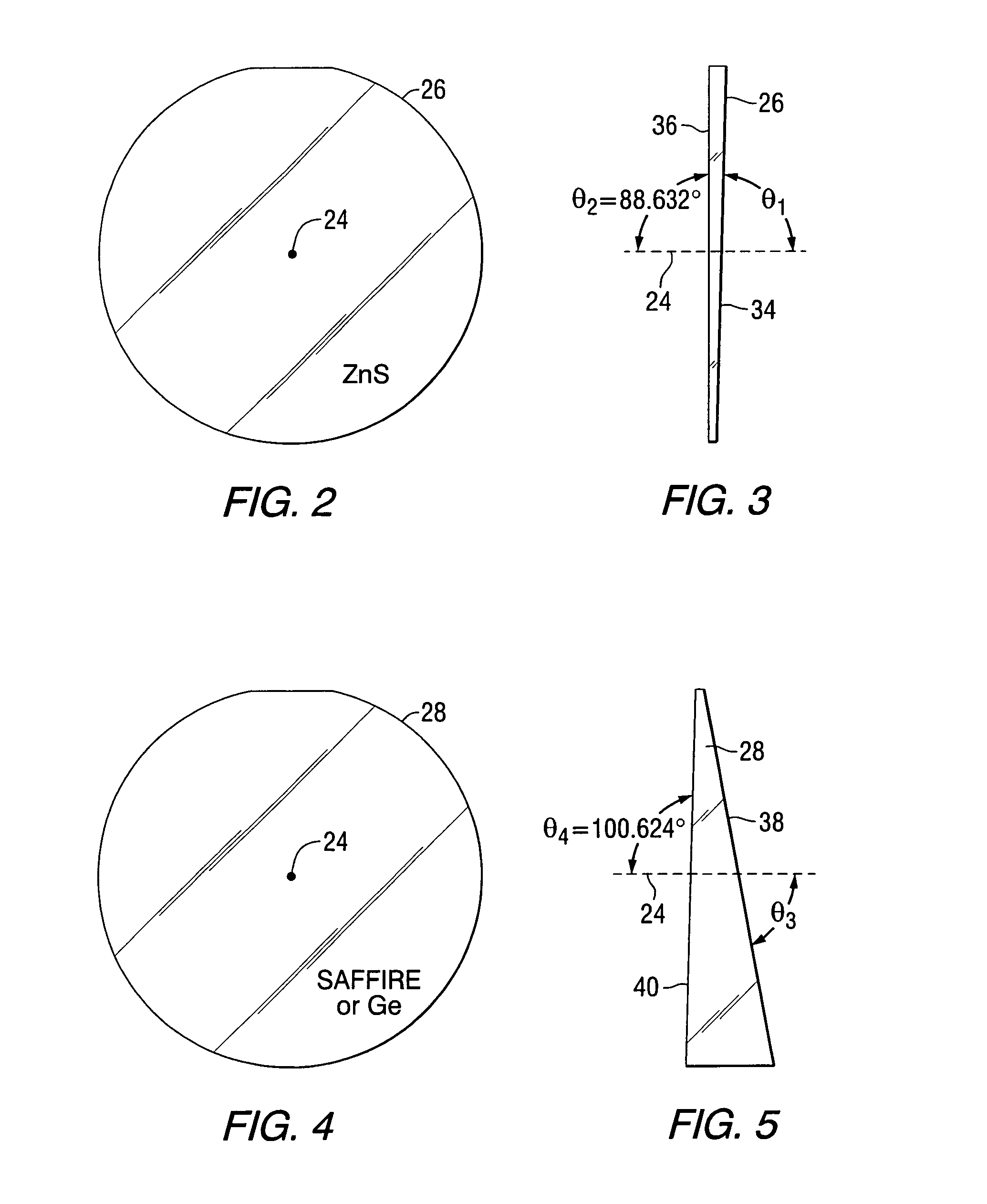 Pan and tilt apparatus using achromatic prisms