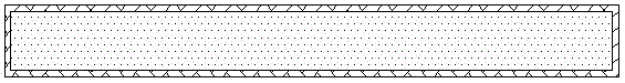 Metal frame subtractive embedded chip structure and process method