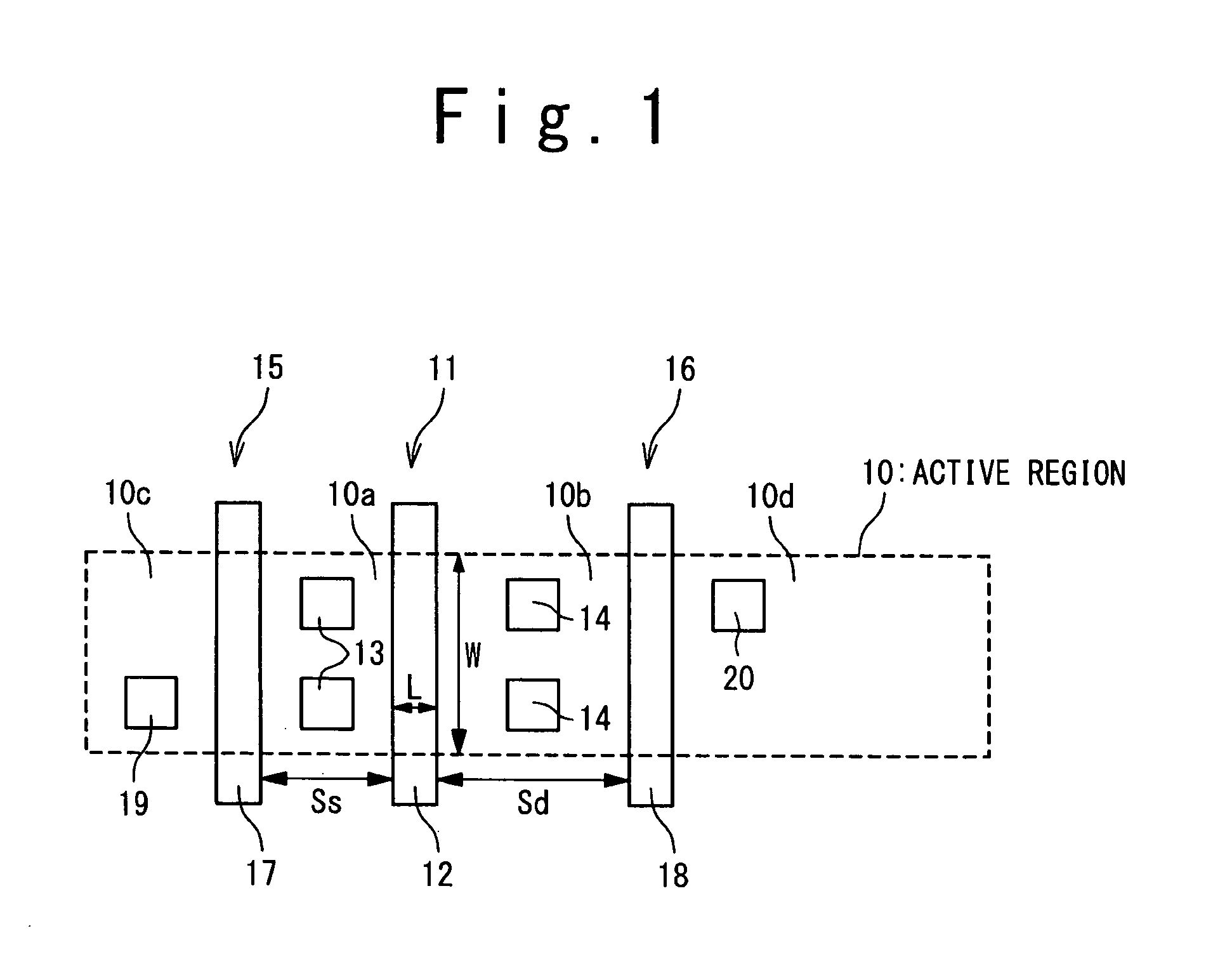 Circuit simulation based on gate spacing from adjacent MOS transistors