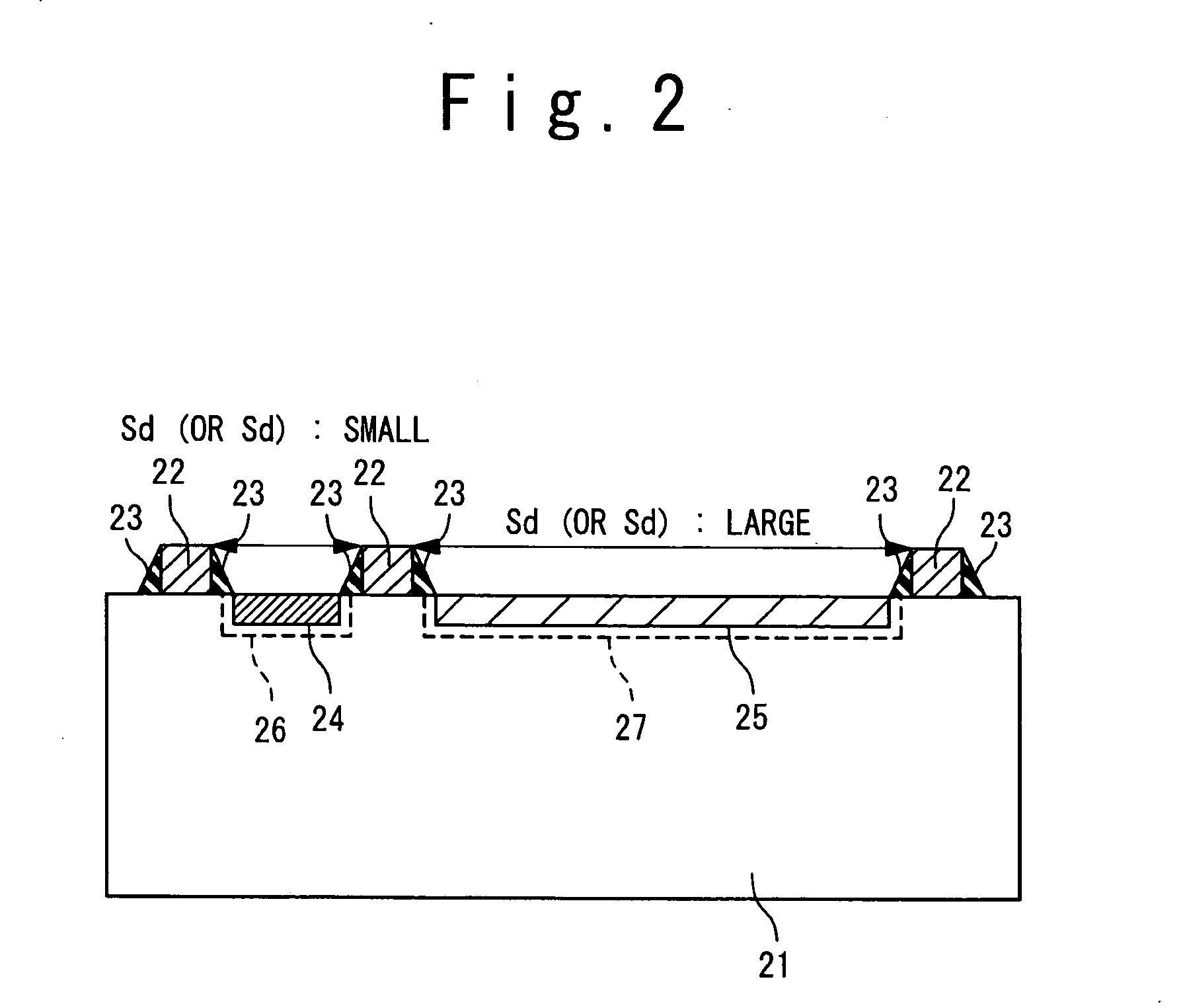 Circuit simulation based on gate spacing from adjacent MOS transistors