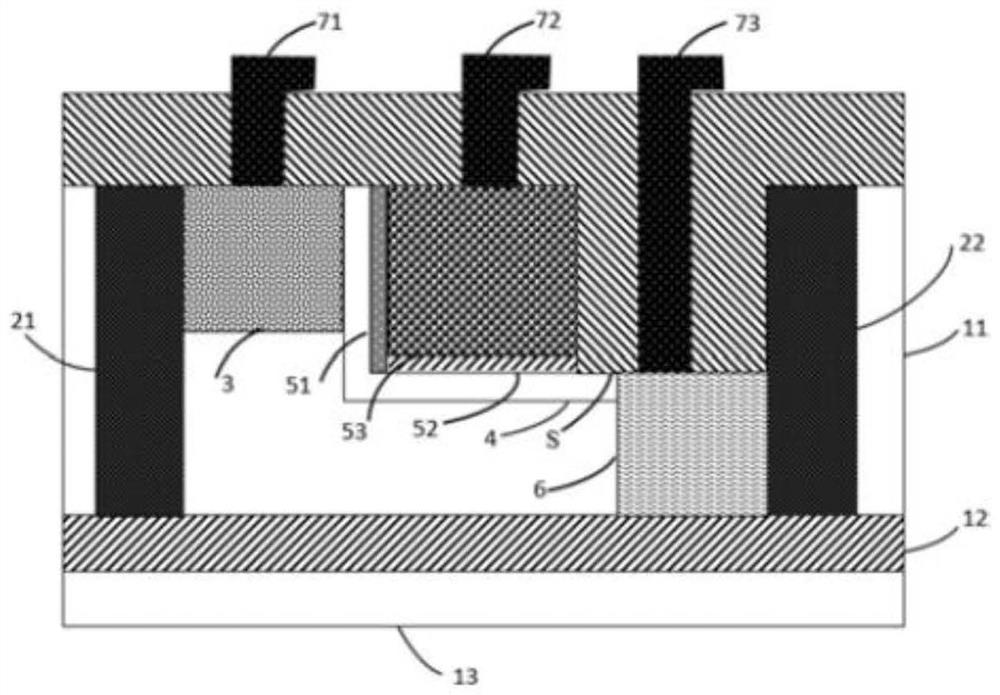 Doped-free l-shaped tunneling field-effect transistor and its preparation method