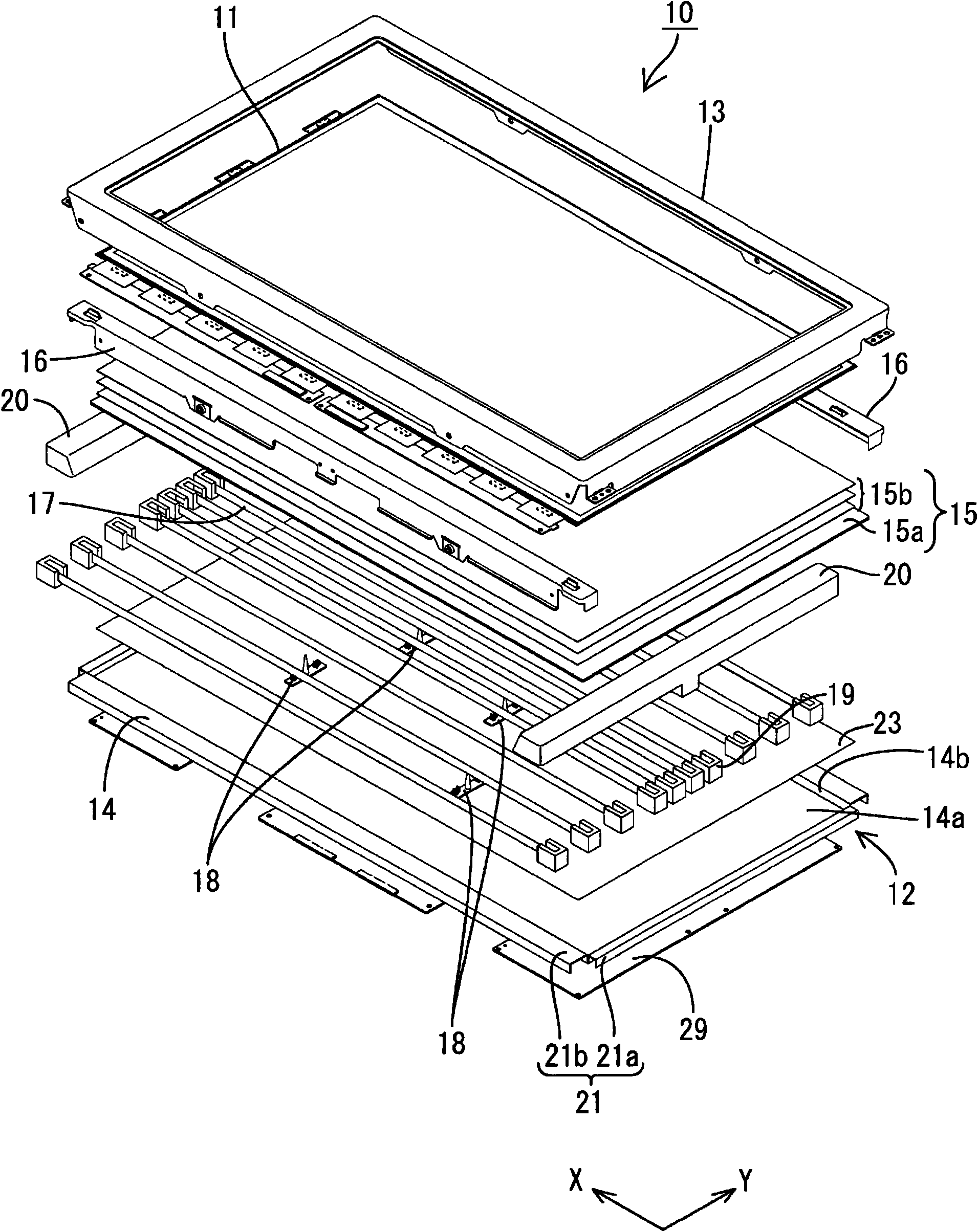 Illumination device, display device, and television receiver