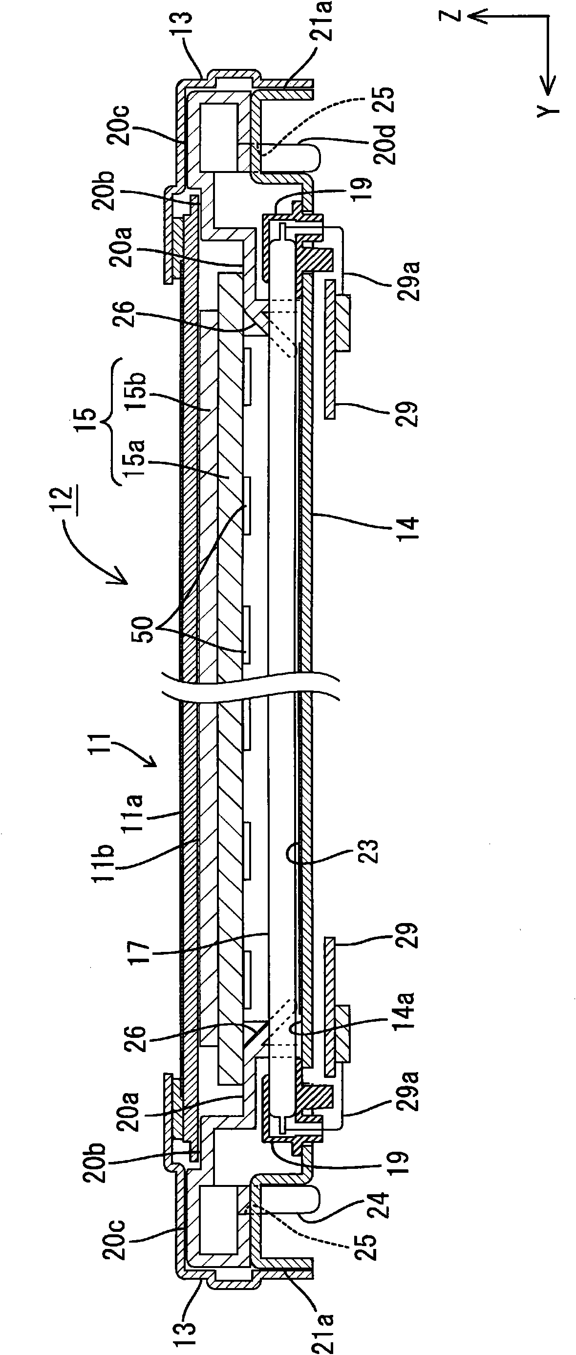 Illumination device, display device, and television receiver