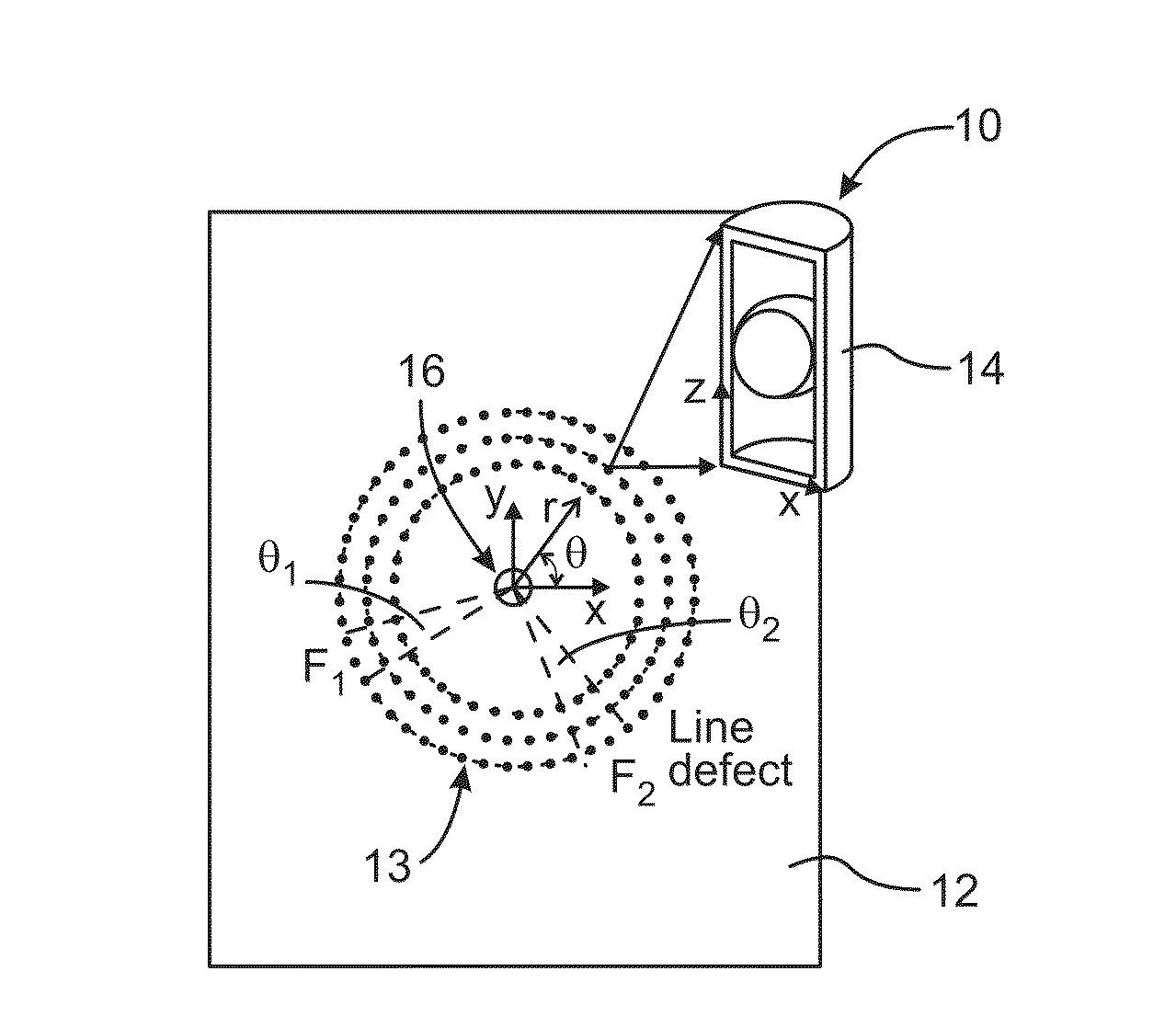 Metamaterial based acoustic lenses for structural health monitoring