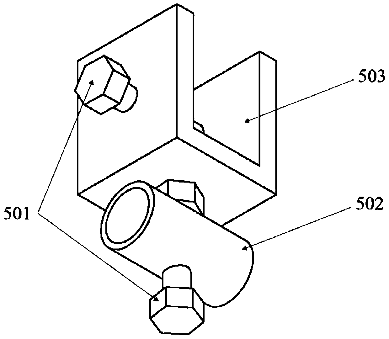 Combined temperature measuring frame and temperature measurement method in heat treatment furnace