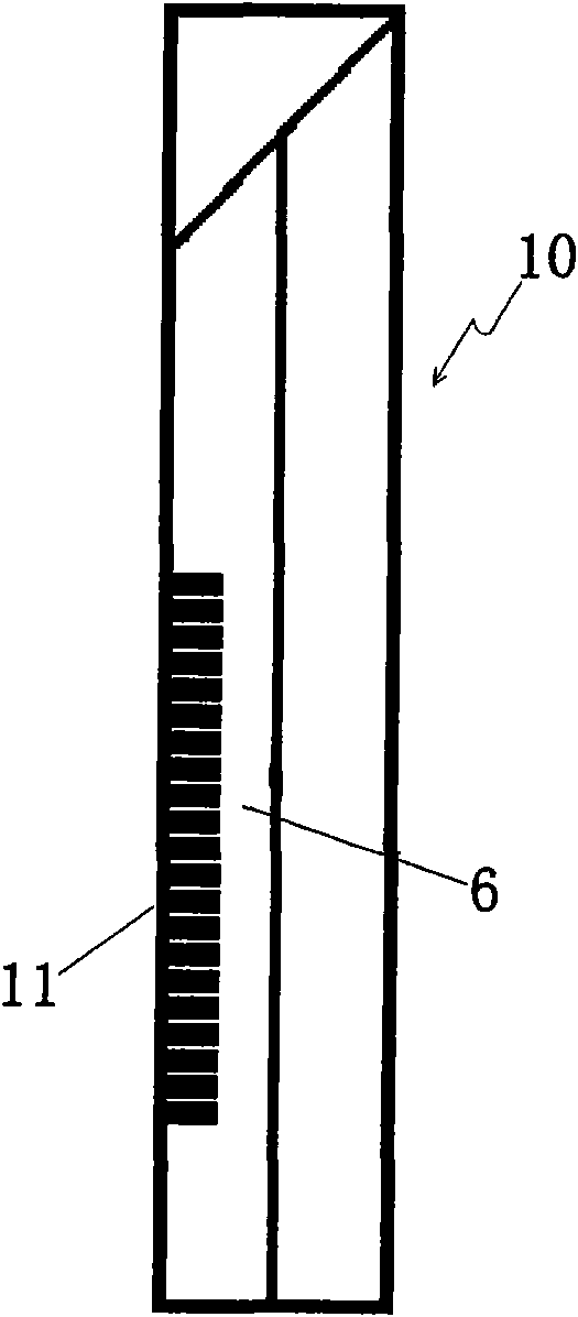 Accelerator dosage monitoring device, correction method and method for monitoring offset of accelerator target spot P