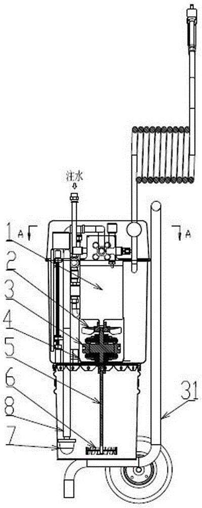 Full-automatic coating stirring spray coater