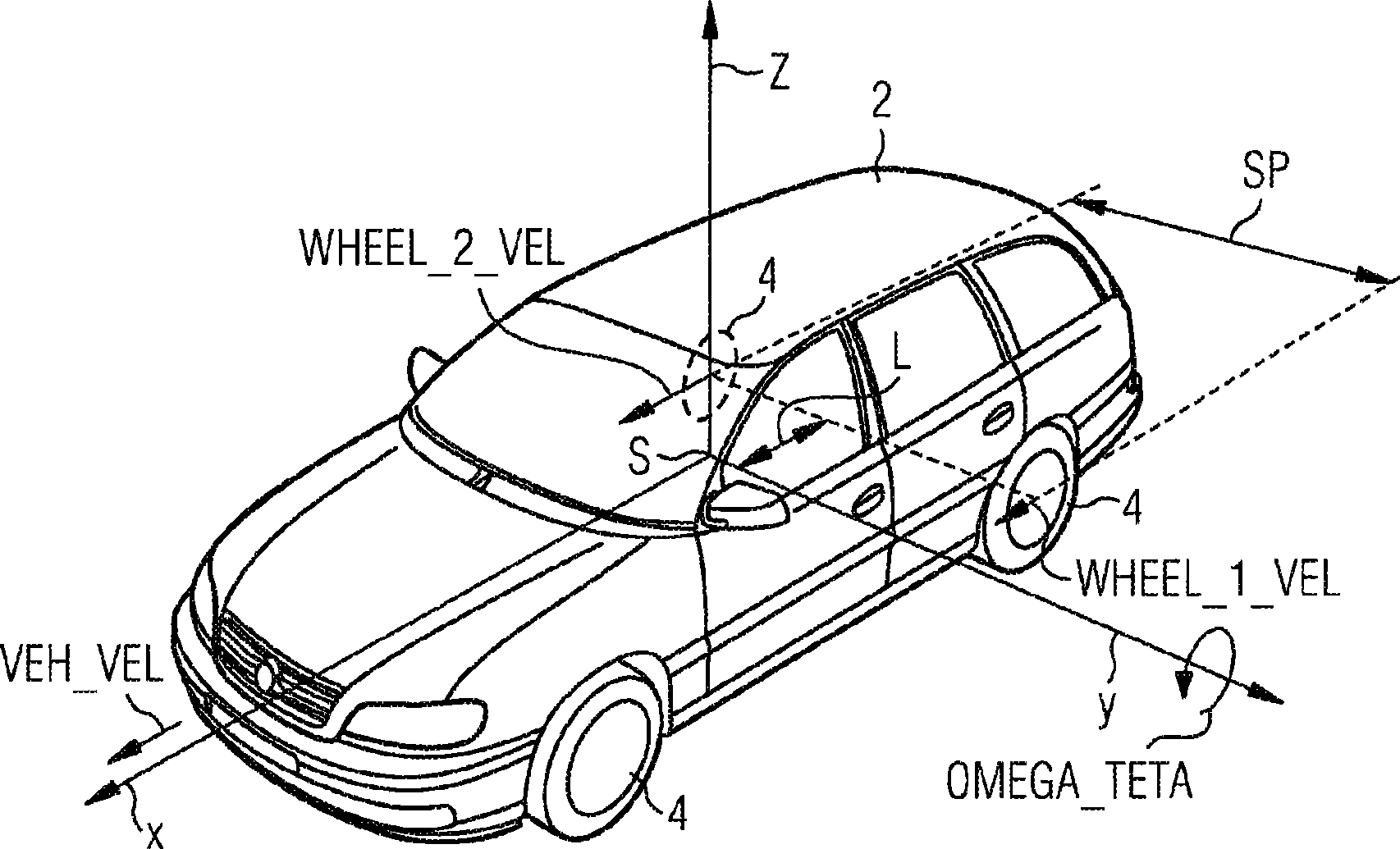 Method and apparatus for determining a signal offset of a pitch rate sensor