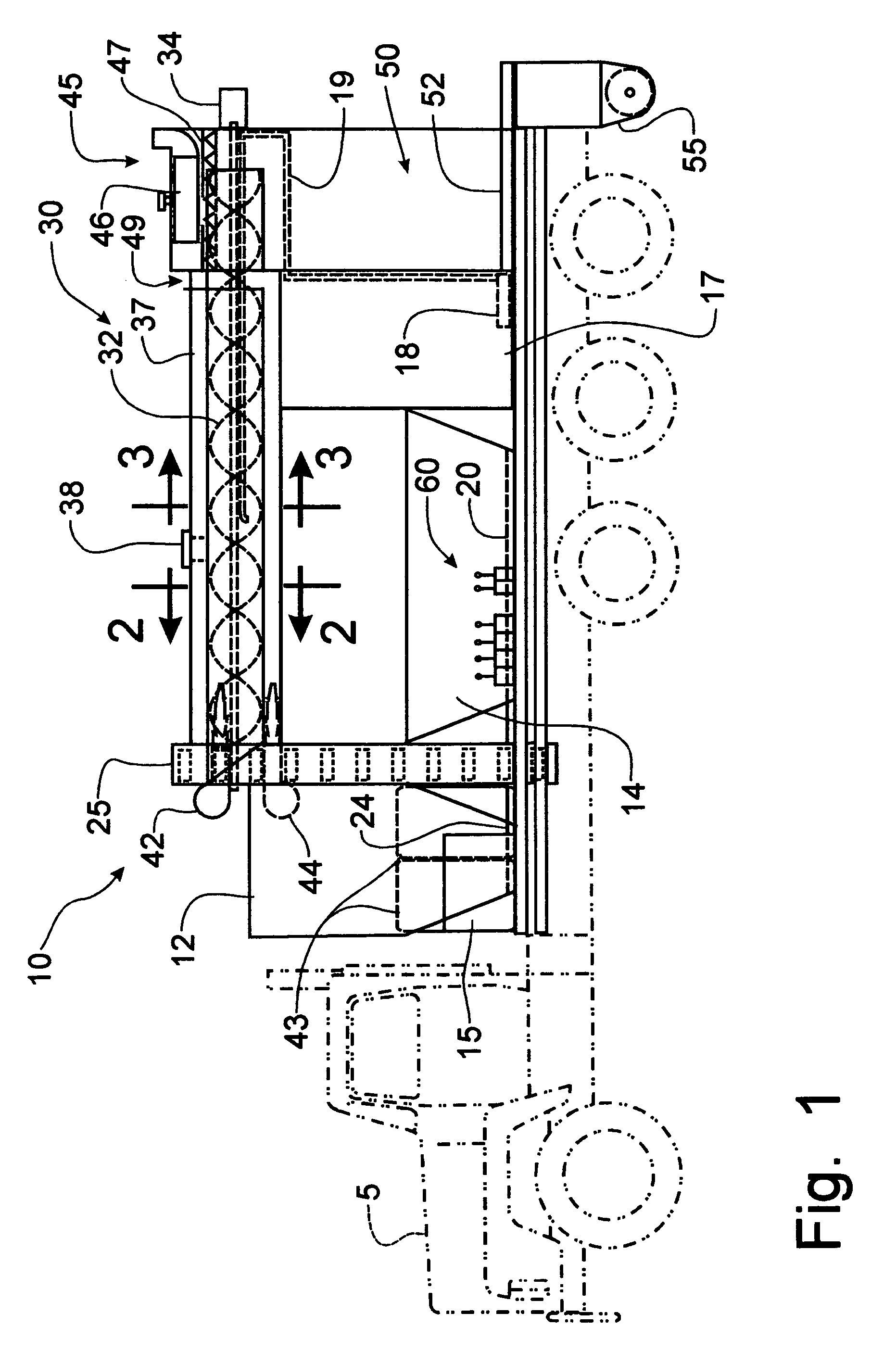 Mobile asphalt production machine