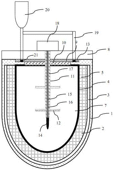 Reaction kettle with filler device