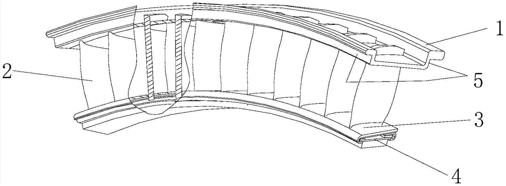 A kind of compressor stator blade assembly replacement blade repair method