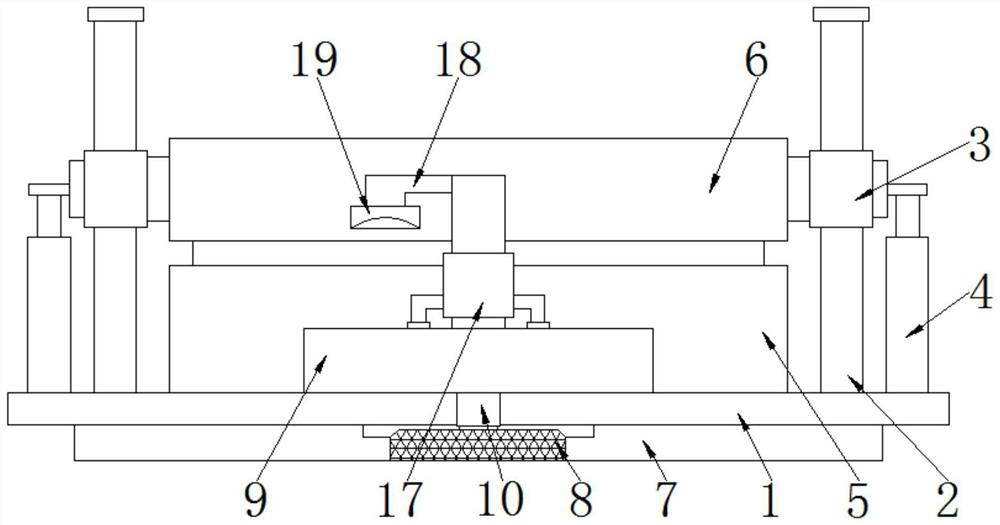 Water pipe machining forming die convenient to maintain