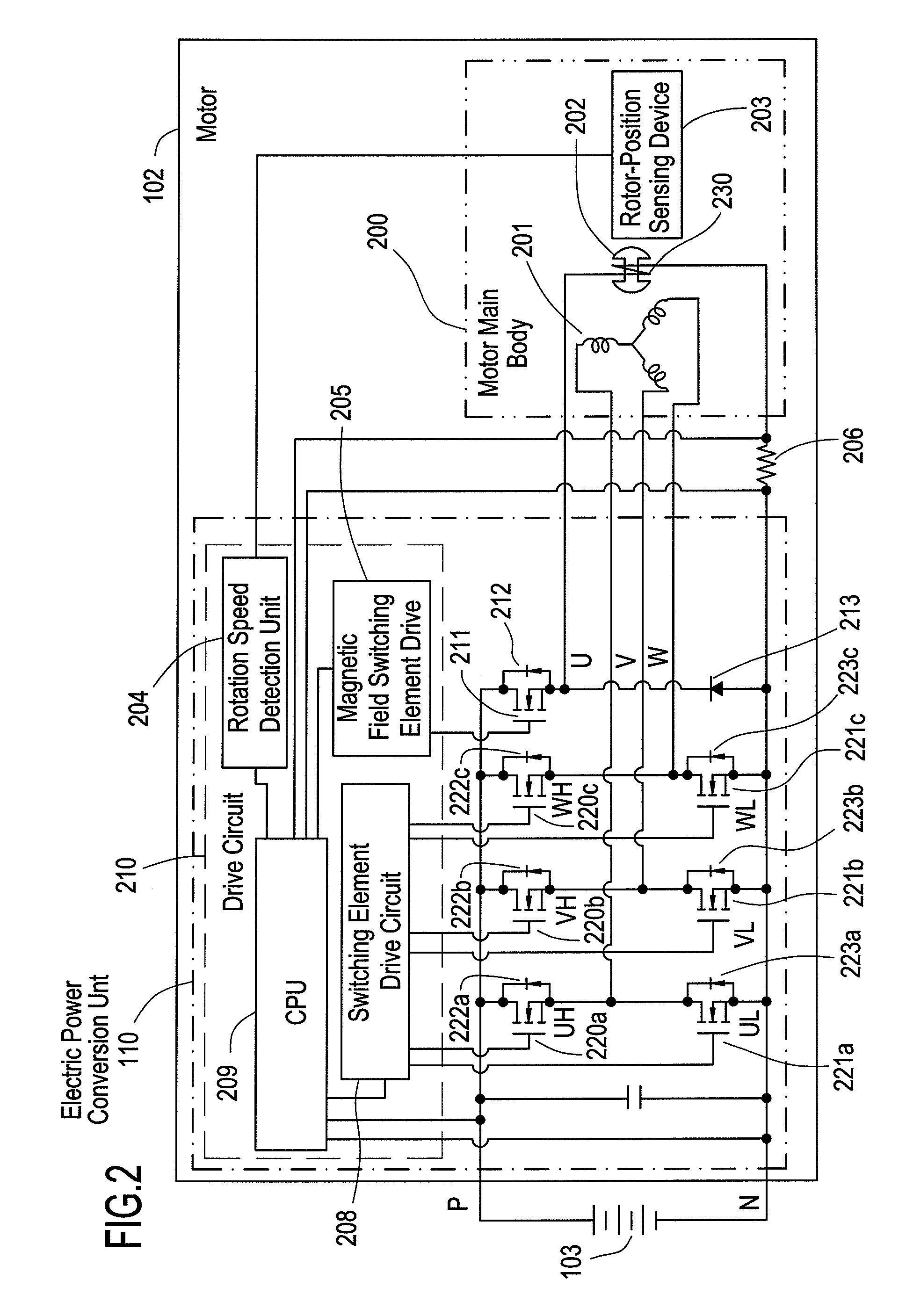 Vehicle motor control apparatus