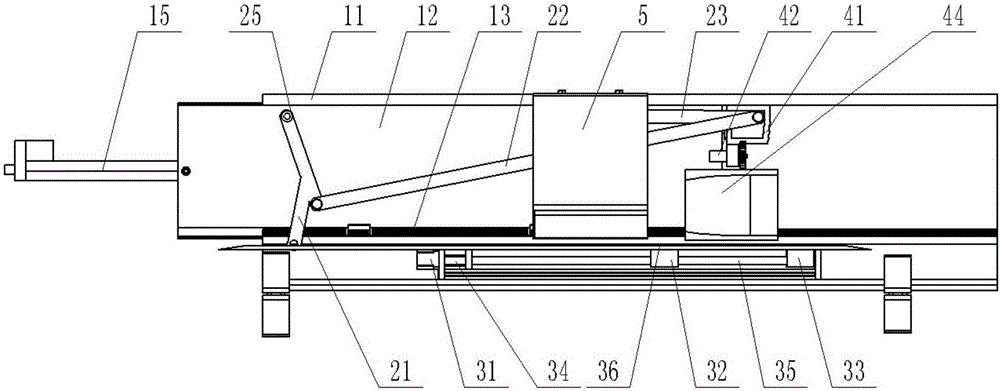 Automatic bullet conveying device for mortar