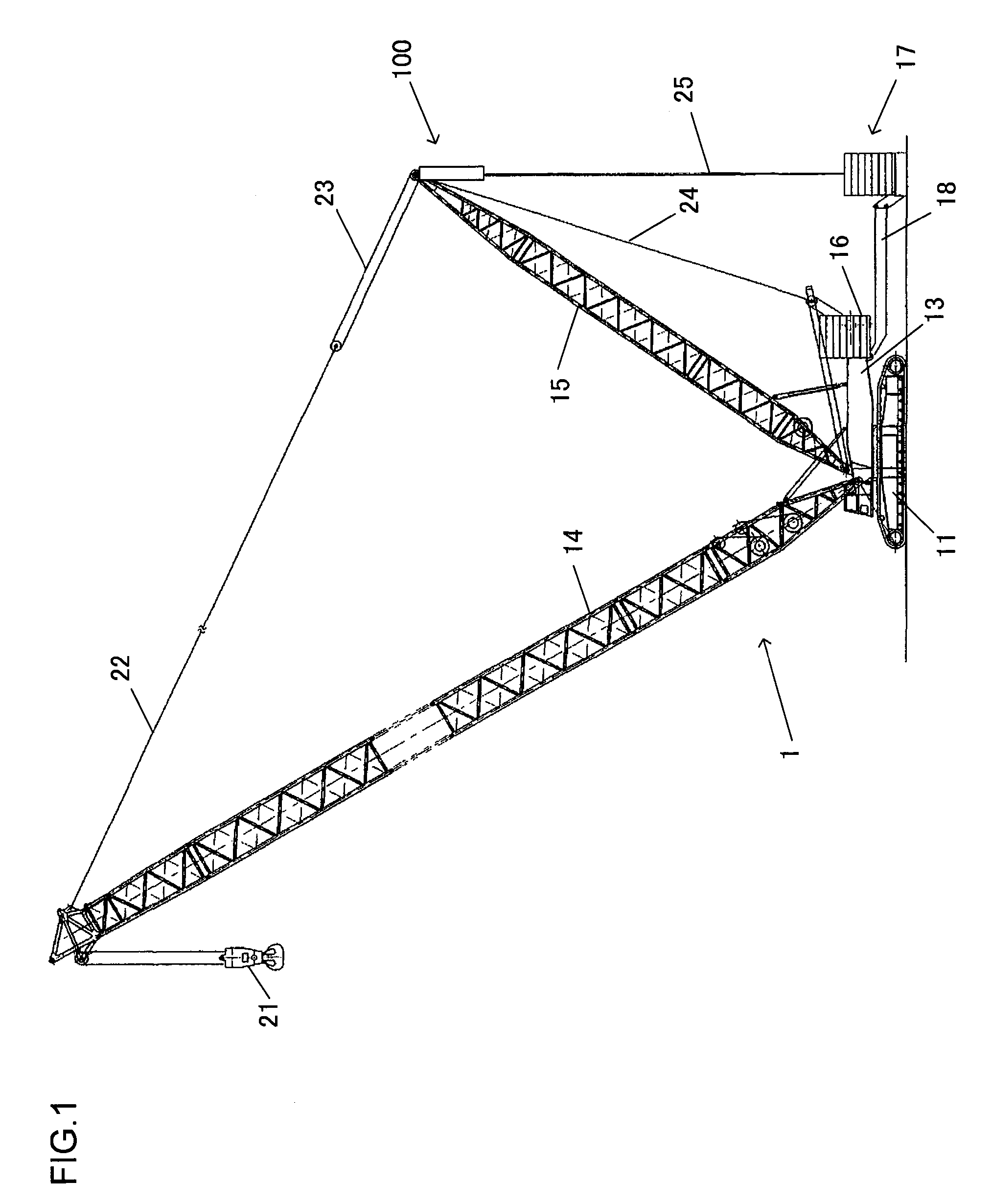 Counterweight Suspension Device and Mobile Crane