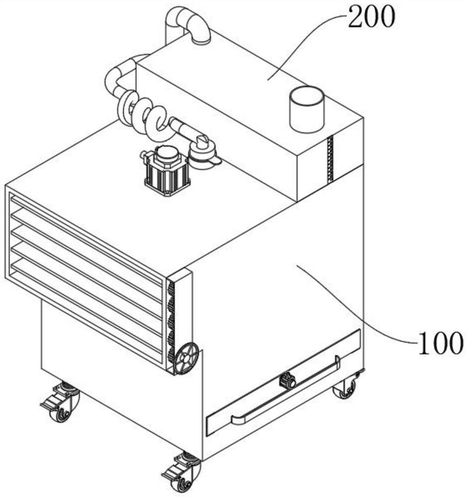 Dust removal device for electrical engineering based on spraying mechanism and using method of dust removal device