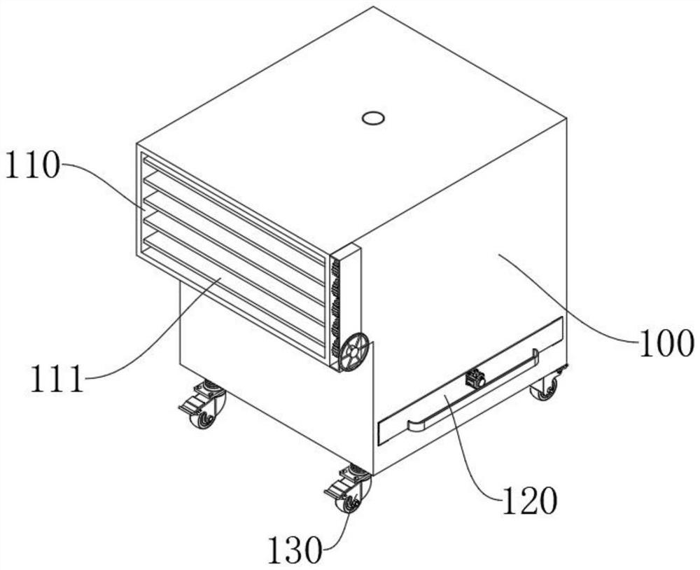 Dust removal device for electrical engineering based on spraying mechanism and using method of dust removal device