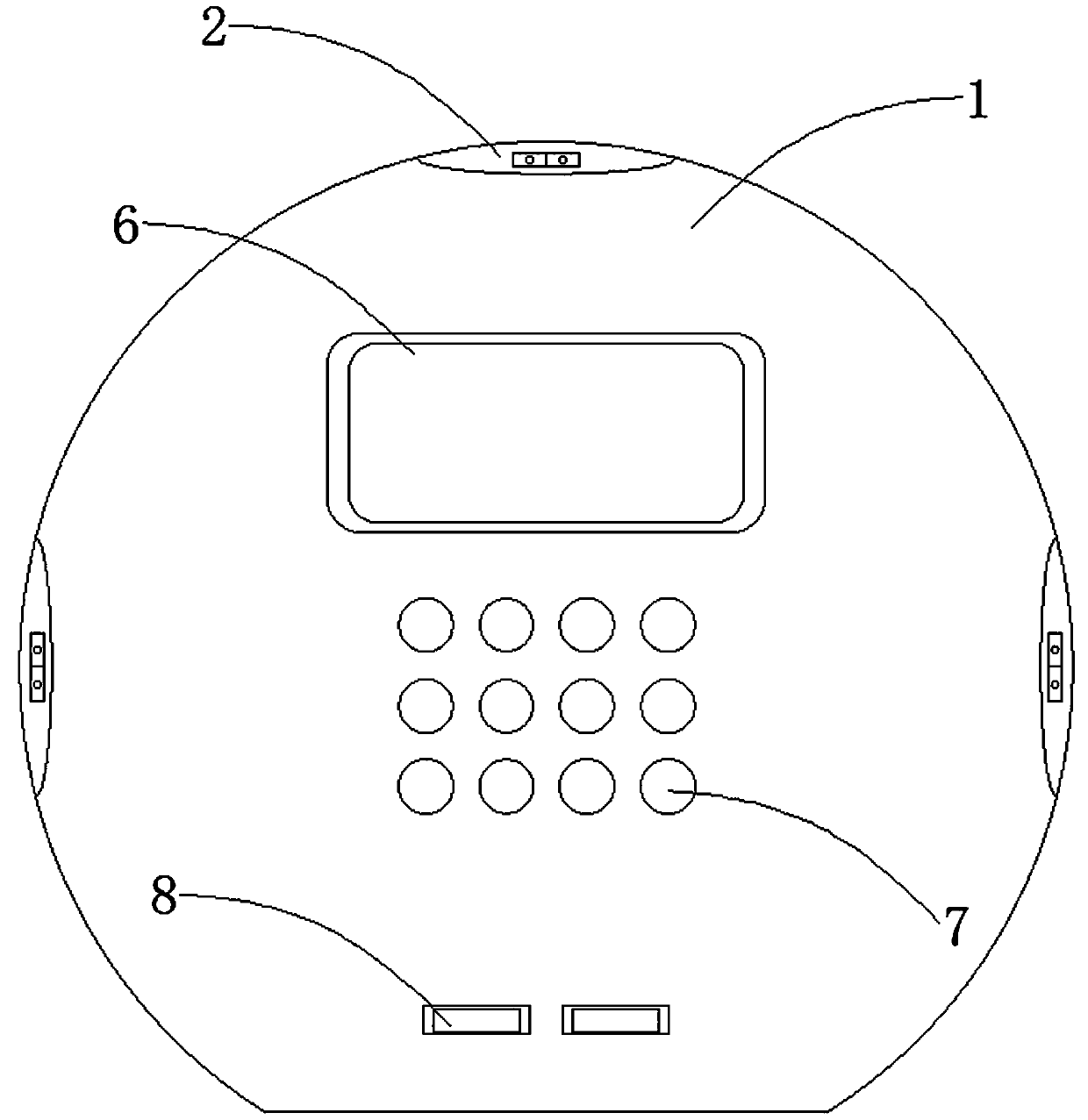 Portable ultrasonic low-and-intermediate-frequency conductivity therapeutic instrument