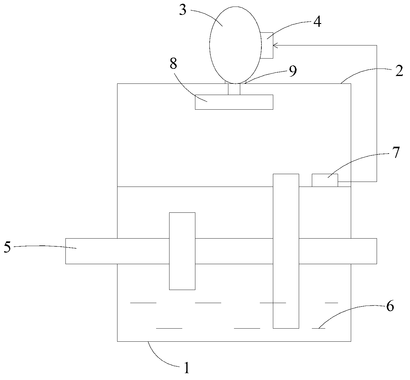 Low-pressure anti-seepage device of gearbox