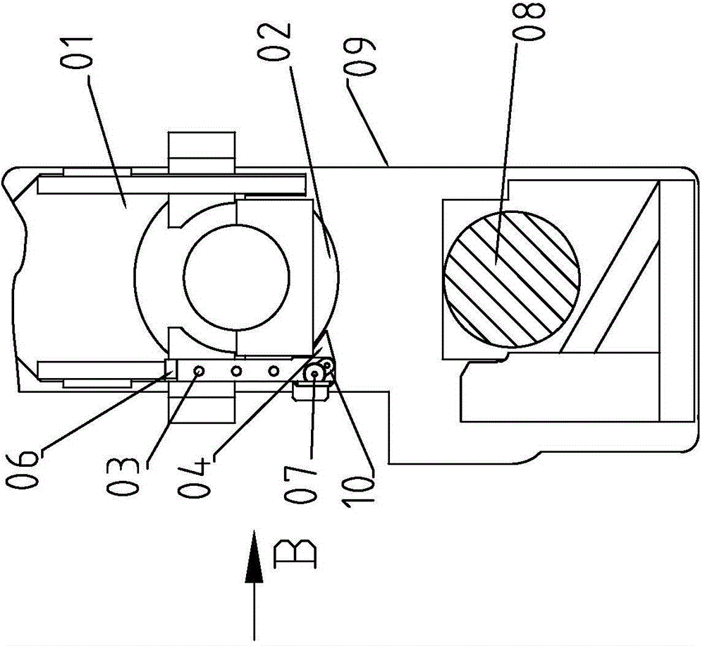 Novel anti-wrap guide plate device for pinch roller of steckel mill