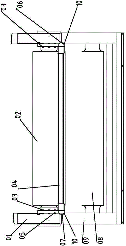 Novel anti-wrap guide plate device for pinch roller of steckel mill