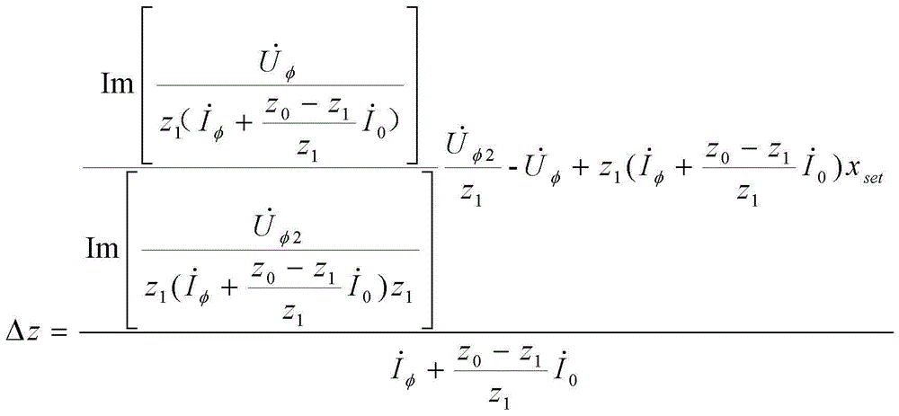 Single-phase-to-earth fault relay protection method based on fault impedance phase characteristics