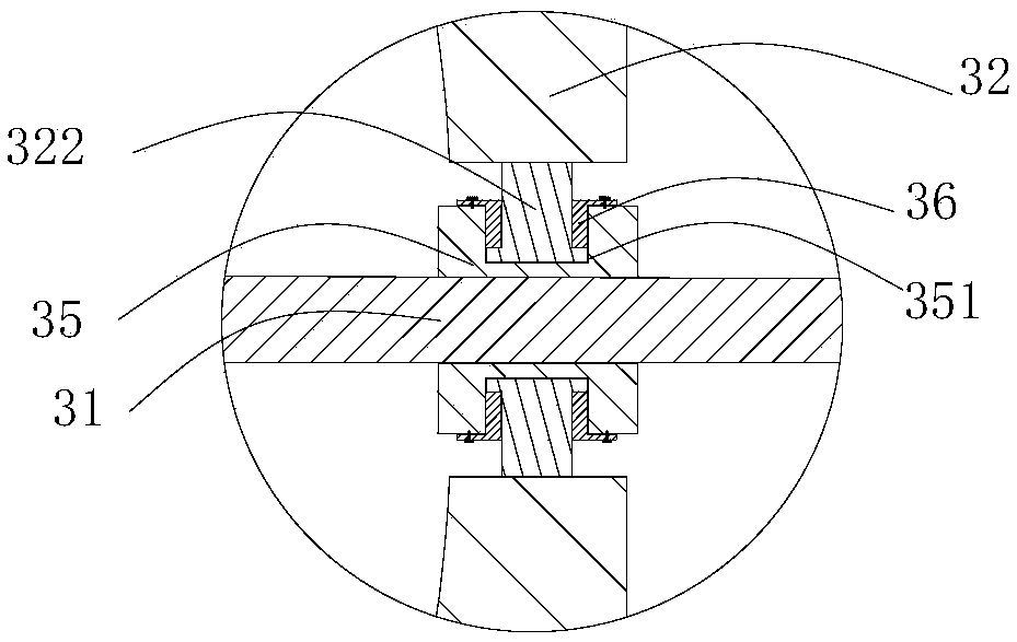 Stirring device for producing plastic