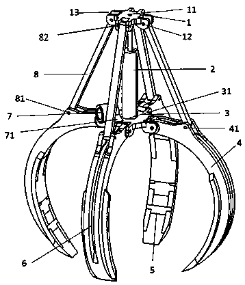 A small unmanned aerial vehicle adjustable bird claw type mechanical gripper device