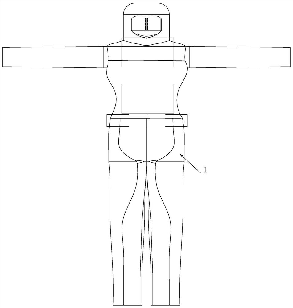 Protective clothing for clinical medical treatment