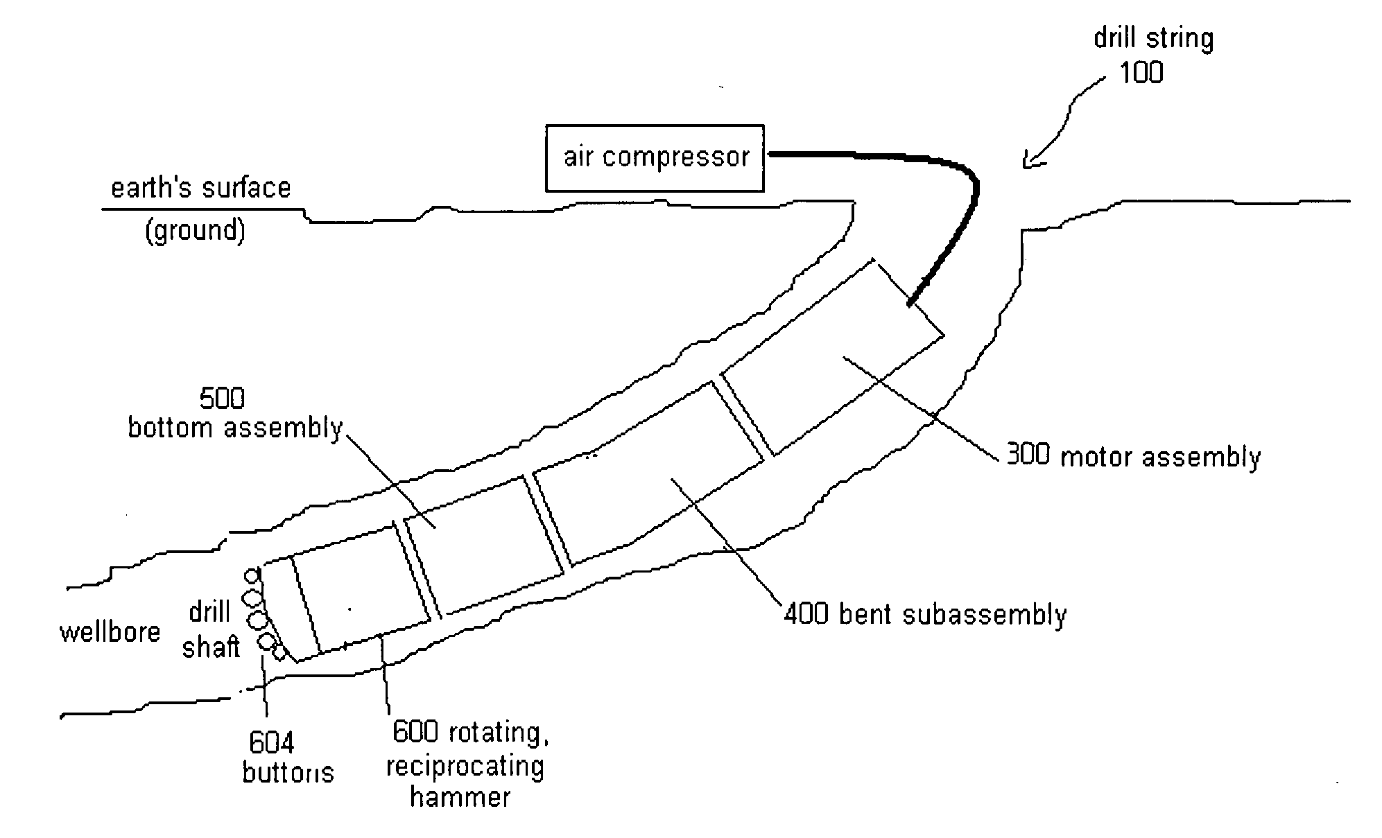 Combined directional and impact drilling motor