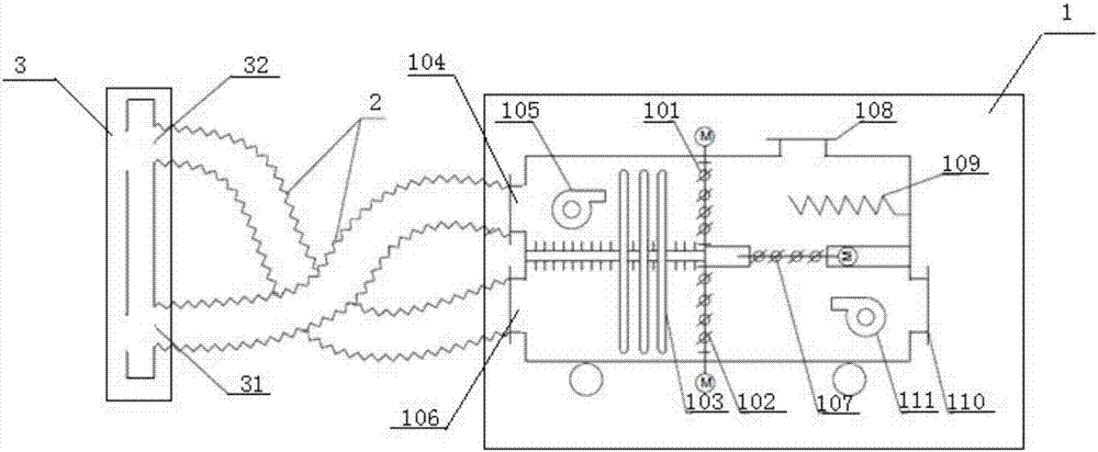 Heat recovery type indoor TVOC purification device