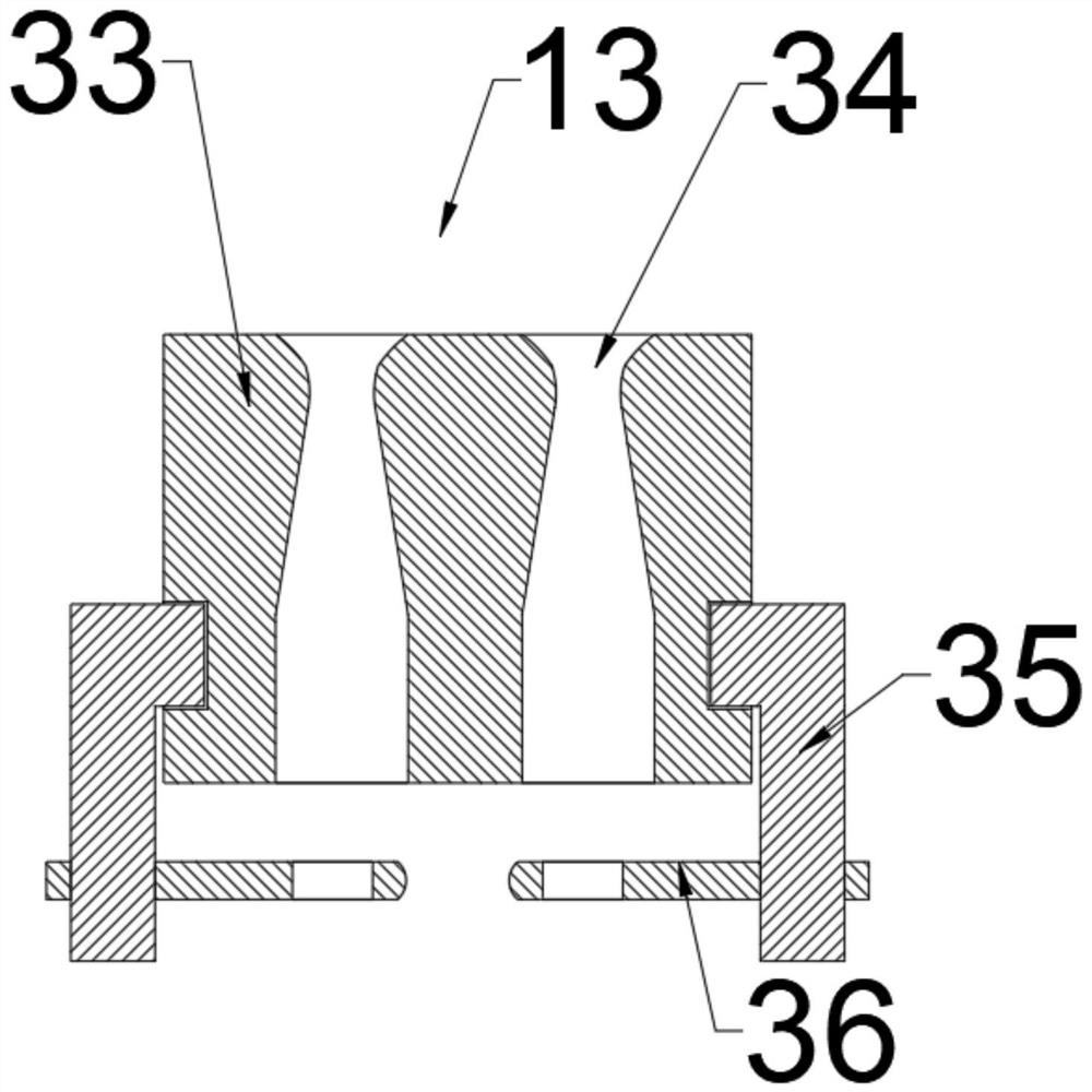 High-elasticity and high-strength polyester hot-melt yarn spinning device and preparation process thereof