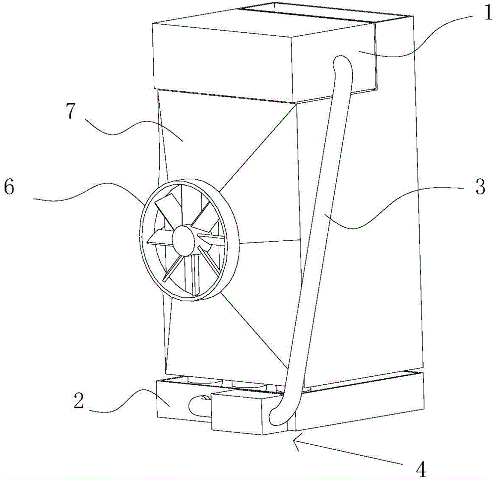 Water circulation type humidifier