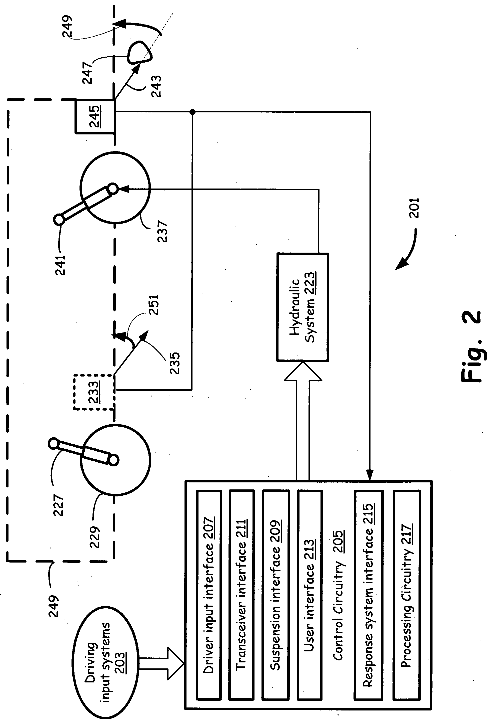 Look ahead vehicle suspension system