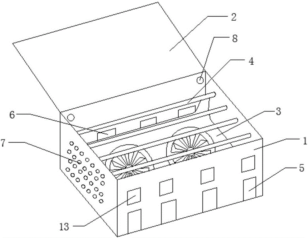 Line concentration device for high-voltage cabinet